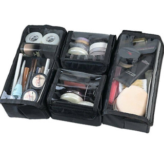 Bộ 4 túi đựng đồ trang điểm chia ngăn có nắp đậy cho thùng vali makeup -mk20