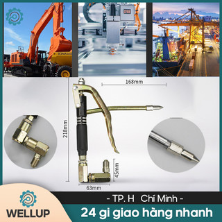 Súng bơm mỡ hơi khí nén, tay bơm mỡ hơi khí nén ứng Xoay 360 độ