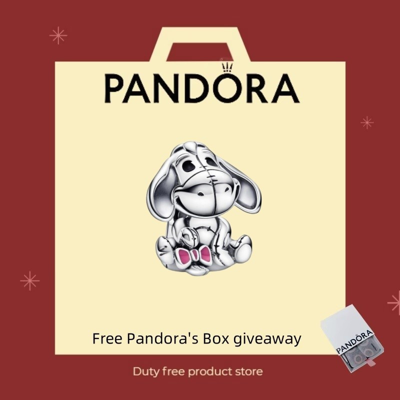 Bùa Chú Disney Winnie và Eeyore, Bạc 925, Bộ quà tặng dành cho cặp đôi