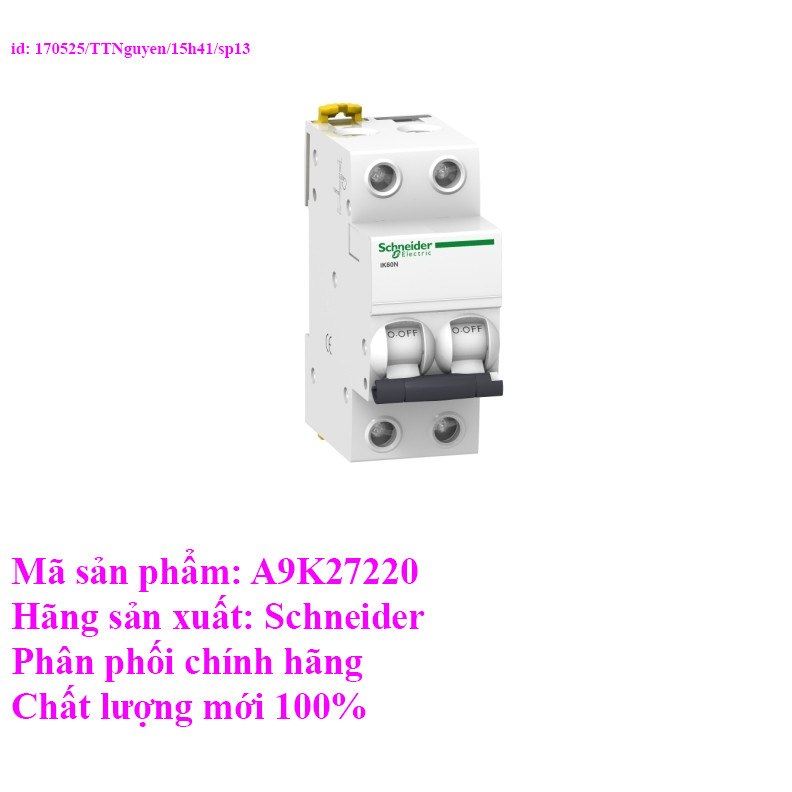 Cầu dao tự động 2P 20A-A9K27220