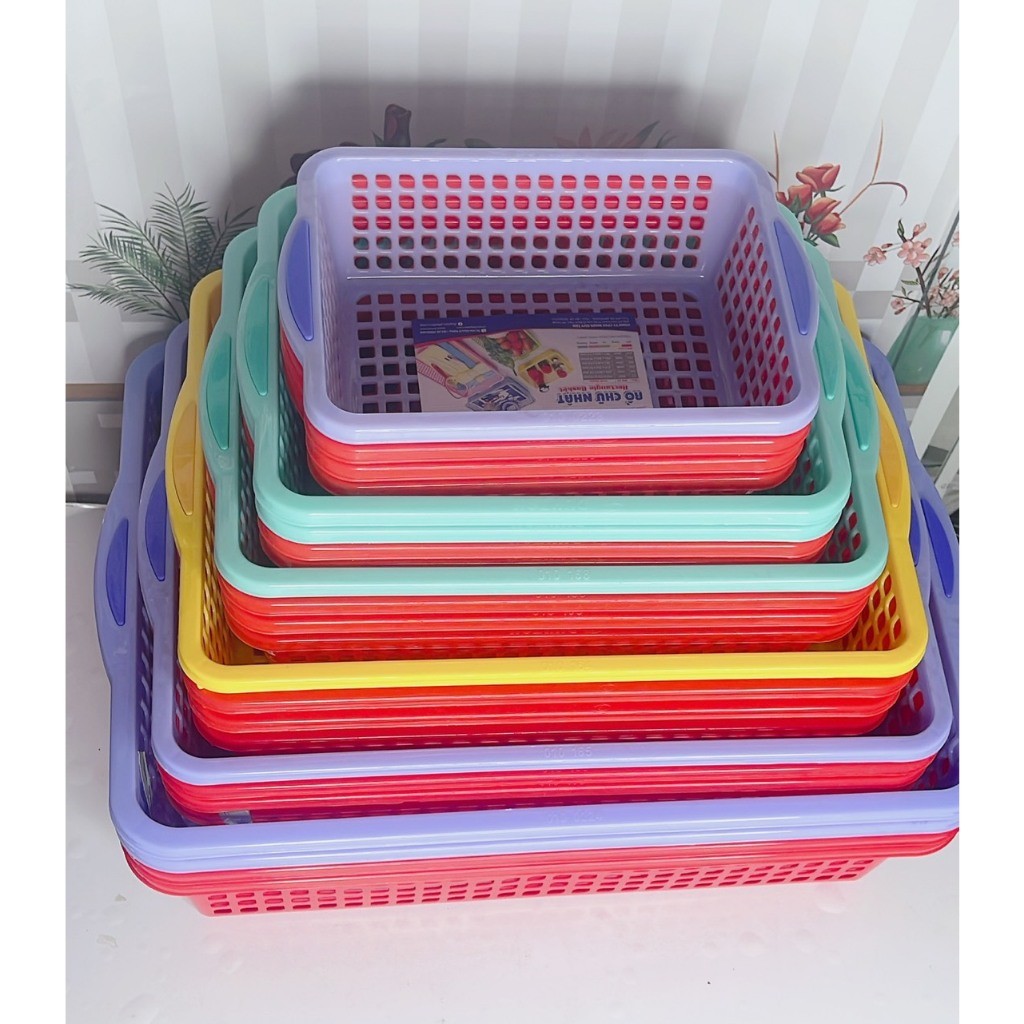 combo 2 Rổ chữ nhật Duy Tân ; 1t7 ,2t0 , 2t2 ,2t6 ,3t0 ,3t4 ,