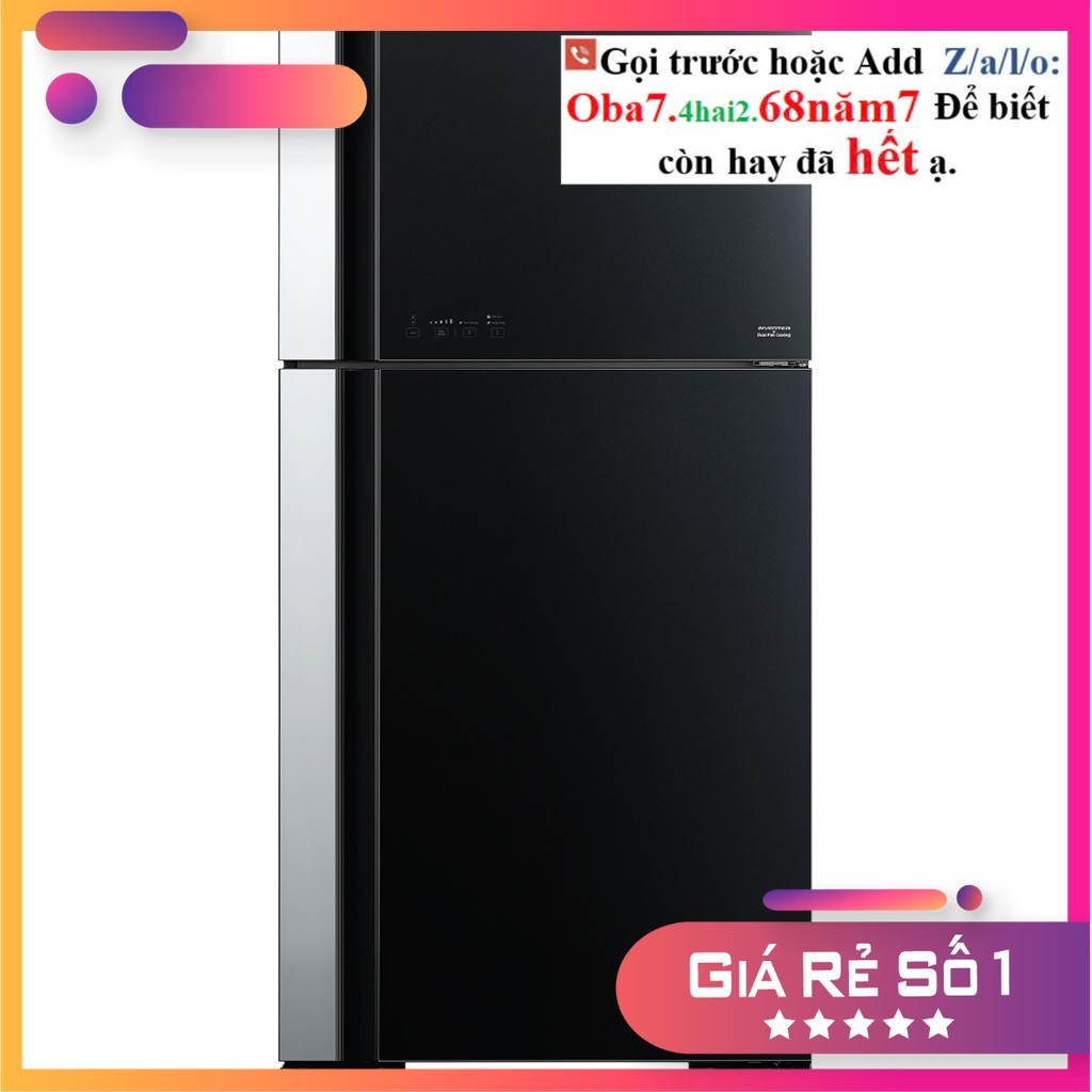 Sale R-FG690PGV7X (GBK) - Tủ lạnh Hitachi Inverter 550 lít R-FG690PGV7X (GBK) -