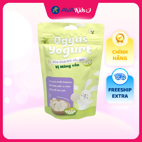  Sữa chua khô sấy lạnh Oggas Yogurt gói 18g  từ 6 tháng  