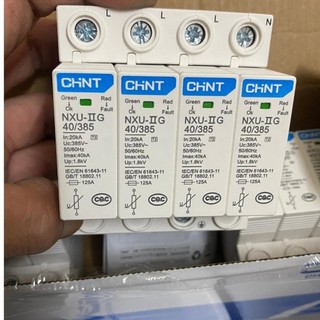 Thiết bị chống sét lan truyền SPD Chint NXU-IIG  dùng bảo vệ cho thiết điện 1 pha 220V  và 3 pha 4 dây 380V