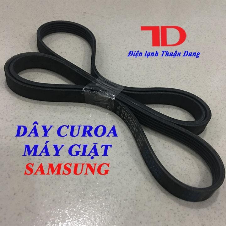 Bánh đà và dây curoa dành cho máy giặt samsung 1270 hàng hãng, puli, buli, puly, chống nước, hạn chế