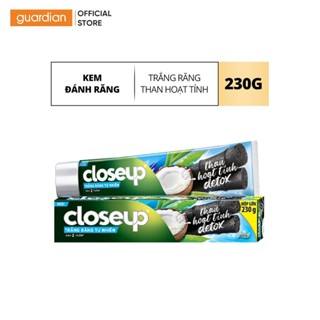 Kem Đánh Răng Closeup Trắng Răng Tự Nhiên Than Hoạt Tính Detox 230G
