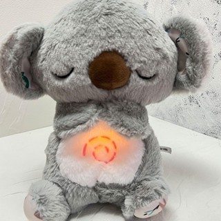  Koala mới thở Gấu Bông rái cá đồ chơi sang trọng thoải mái đồng hành dỗ ngủ búp bê âm nhạc thởgấu bông thở 