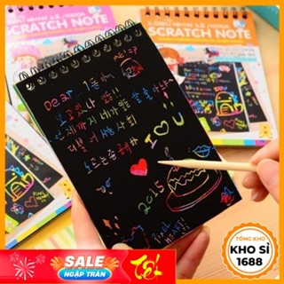 Sổ vẽ ma phép thuật vẽ tranh cho trẻ em sáng tạo đồ chơi thông minh E262