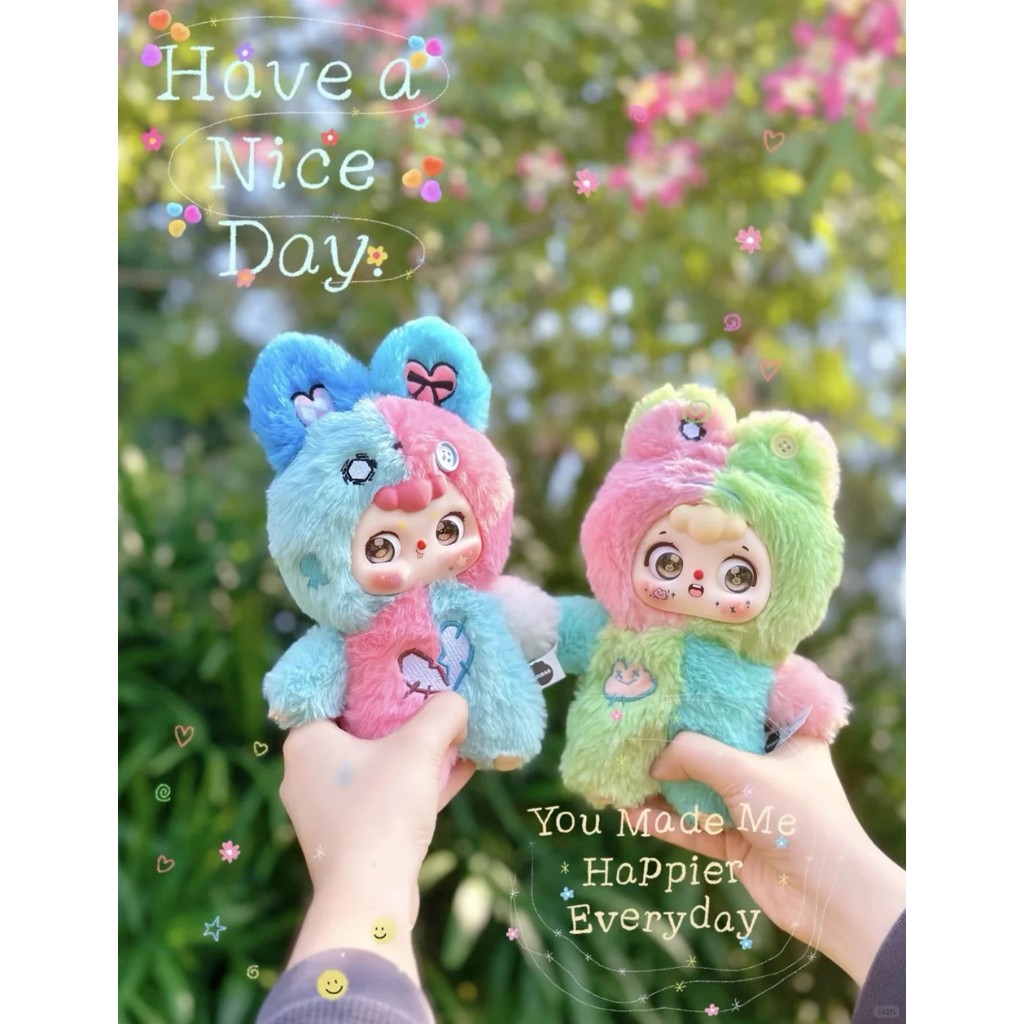 Doubao Rongrong V4 Y2K Series Plush Accessory Đậu Bọc Sang Trọng Thế Hệ Thứ Tư Y2K Mặt Dây Chuyền Sa