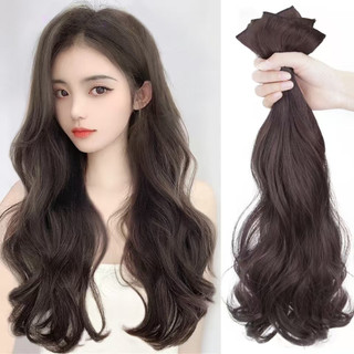 3 Bộ Tóc Giả Phần Nối Tóc Tóc Giả Tóc Giả Cho Người Phụ Nữ Tóc Dài Thẳng Tóc Xoăn Dài Tóc Giả Một Mảnh BB Kẹp Mô Phỏng Gửi Miếng Dán Tóc 