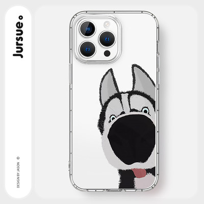 JURSUE Ốp điện thoại mềm bảo vệ chống sốc dễ thương Kawaii thời trang dễ thương cho iPhone 17 16 15 14 13 12 11 Pro Max SE 2020 X XR XS ip 8 7 Plus XY1417