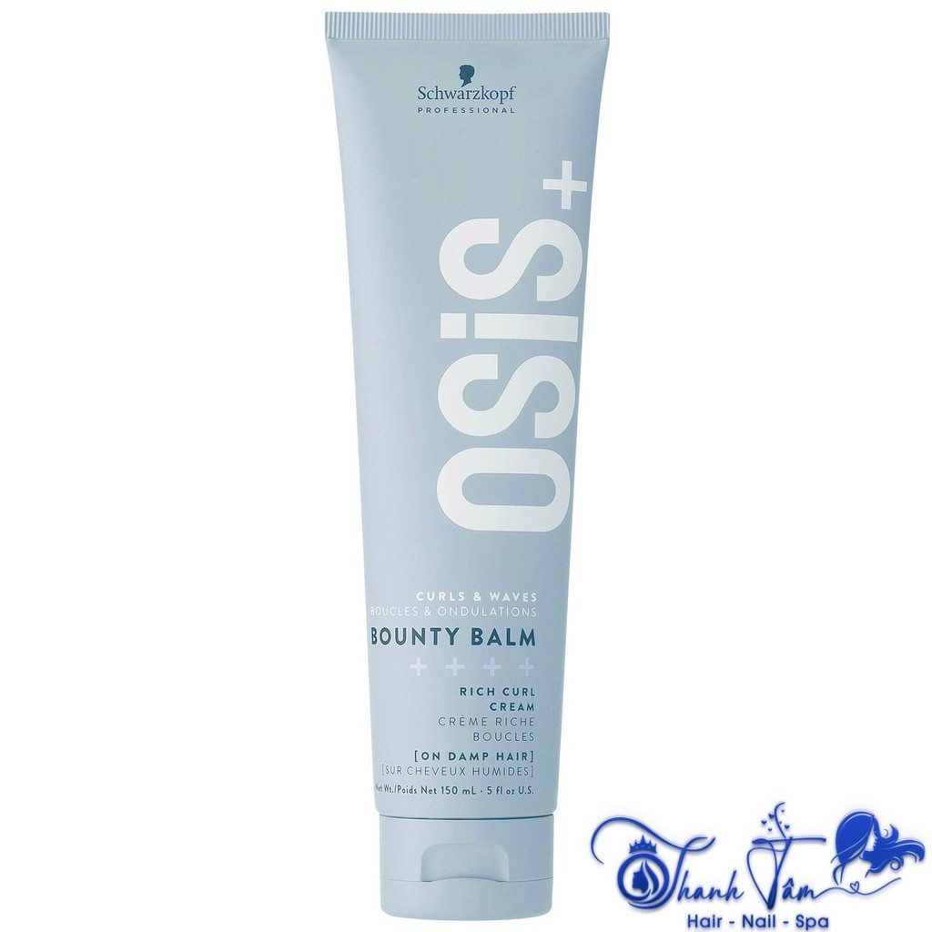 Kem Tạo Lọn Sóng Xoăn Mềm Mượt Schwarzkopf Osis Bounty Balm Rich Curl & Waves Cream (L0) 150ml - TN