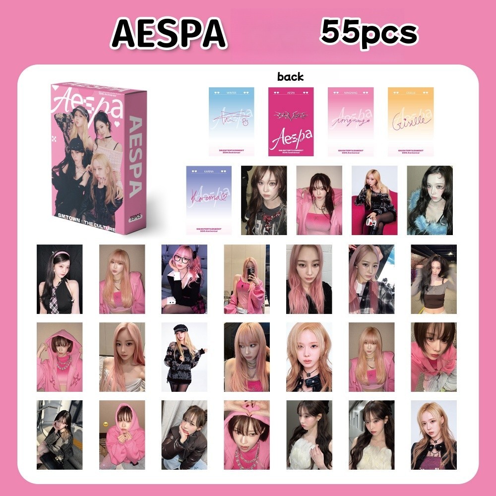 55 Chiếc Supernova Lomo Cards Armageddon Album 1st Drama MY WORLD Drama Gils Savage Photocards WINTE