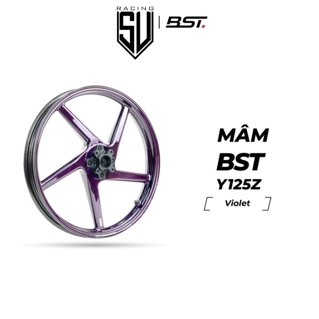 Mâm BST Diamond Tek Yamaha Ex 135/ YaZ - Violet
