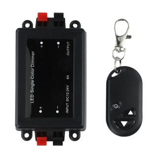 -NEW-12V-24V 8A Wireless RF Remote Controller Dimmer Switch for LED Strip Light