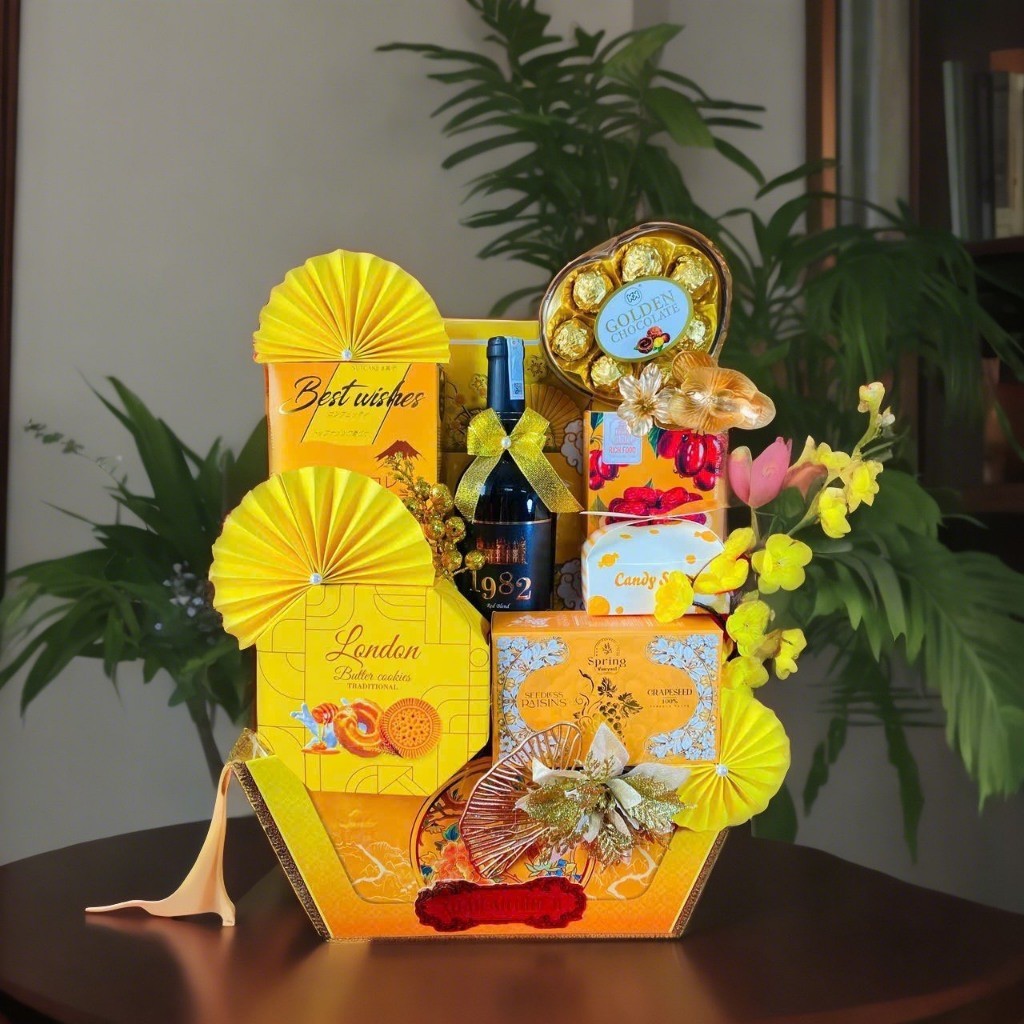 Set giỏ quà biếu tặng Tết Phước Lộc Đoàn Gia SN15