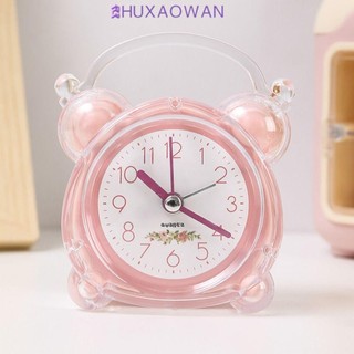 Đồng hồ báo thức phát sáng ZHUXAOWAN, có đèn đồng hồ báo thức im lặng nông thôn, Đồng hồ để bàn nhỏ dễ thương phát sáng di động Trẻ em