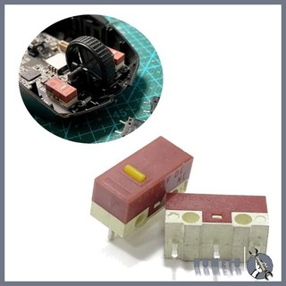 Homeiu 2 10 Cái Cho Chuột HUANO Micro Switch 30M Click Chuột Microswitch Chấm Vàng