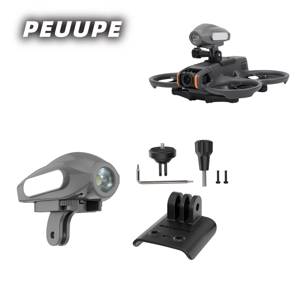 Phụ kiện mở rộng gắn máy bay không người lái cho phụ kiện mở rộng gắn DJI Avata2 Đèn tìm kiếm Giá đỡ