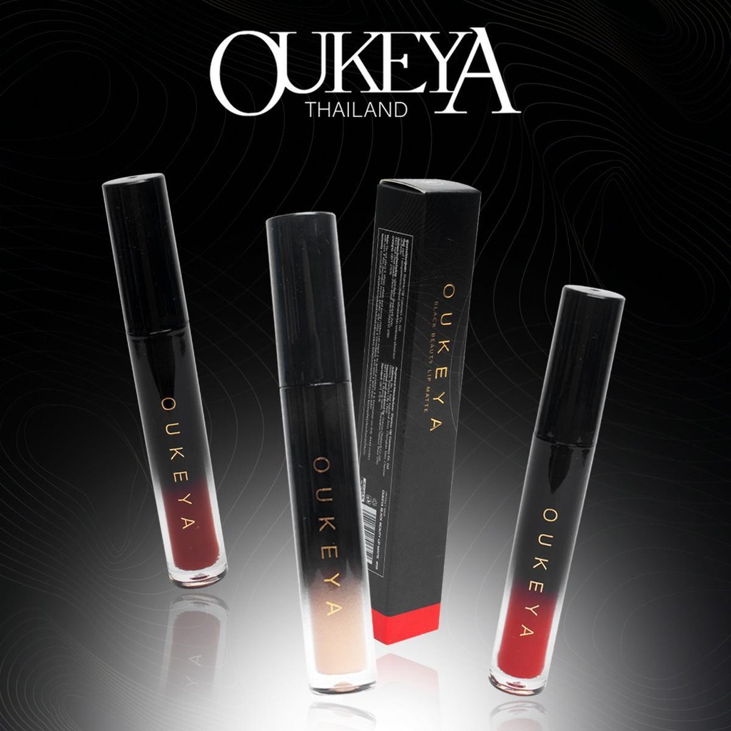 OUKEYA BLACK BEAUTY LIP MATTE Son lì Có 8 màu sắc đẹp, chất son lì bền màu, phù hợp cho mọi dịp.