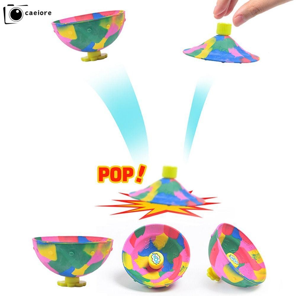 Caeiore Bouncing Ball, Spinning Half Ball Bounce Bowl, Hip Hop Fingertip Ngoài Trời Vui Nhộn Fidget 