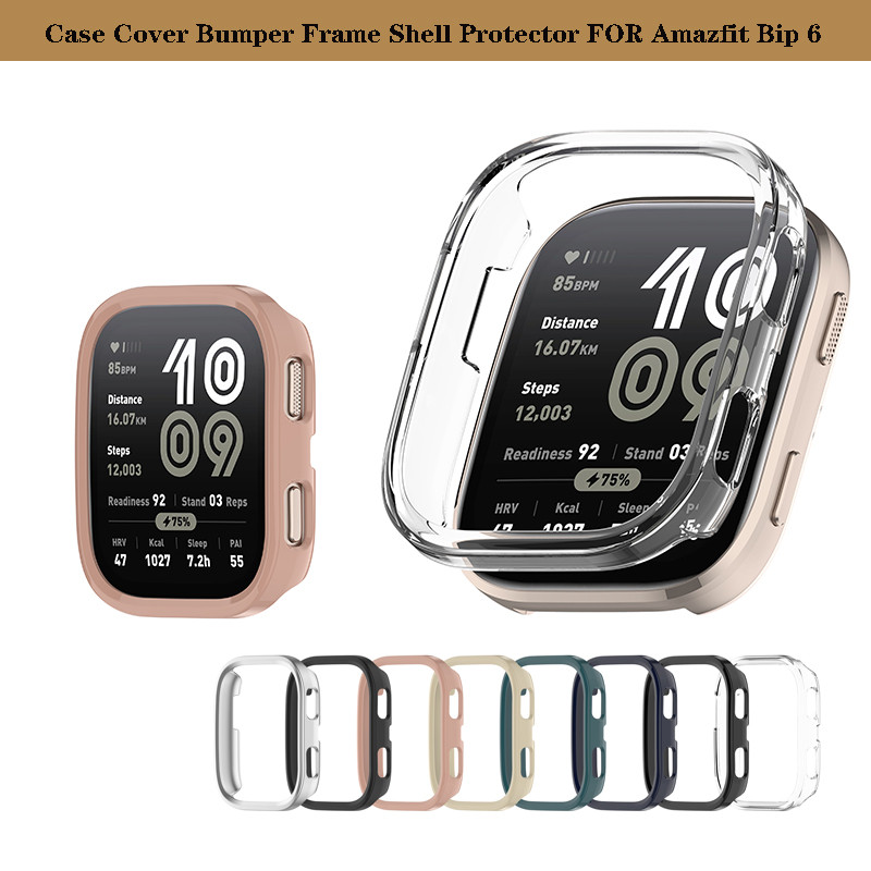 Cho Huami Amazfit Bip 6 bip6 Vỏ PC Cứng Bảo Vệ Cản Khung Vỏ Bảo Vệ