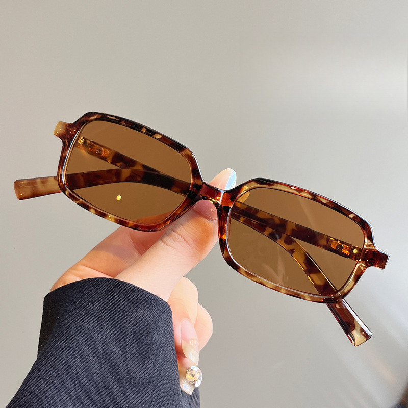 Unisex Hàn Quốc Giun Sách Da Báo Nerds Kính Mắt Nam Nữ Xanh Ight Chặn Kính Thời Trang