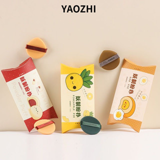  Yaozhi Mút Trang Điểm Bằng Da Hình Trứng Thoáng Khí Dùng Cho Kem Nền Ướt Và Khô Puff 