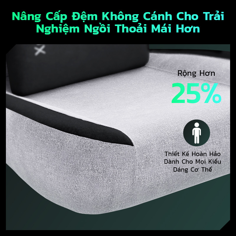 Ghế game Xpanse 003 vải Nano-Tech, có đệm không cánh nâng cấp, ghế văn phòng ghế làm việc | 30 Ngày Thử | BigBuy360 - bigbuy360.vn