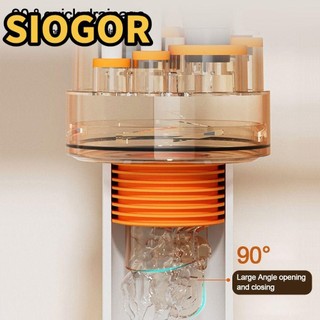 Bộ chuyển đổi ống thoát nước bồn rửa , Nhánh cống thoát nước nhà bếp đa chức năng 5 trong 1, Vòng niêm phong chống mùi hữu ích Vòng thoát nước Ống nước khớp Máy giặt Đồ dùng thoát nước
