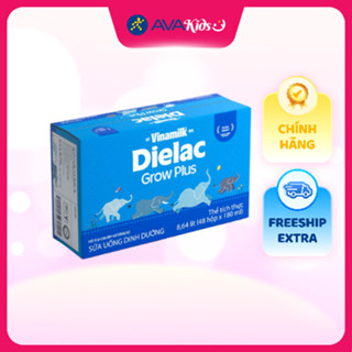 Thùng 48 hộp sữa non pha sẵn Dielac Grow Plus 180 ml (từ 1 tuổi) - Giao mẫu ngẫu nhiên