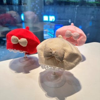 Bred Thời Trang Dễ Thương Mũ Bé Màu Nơ Ấm Mũ Nồi Cho Bé Gái Mũ Nồi Công Chúa Vintage Mũ Nồi Trẻ Em Thu Đông Mũ Quà Tặng.