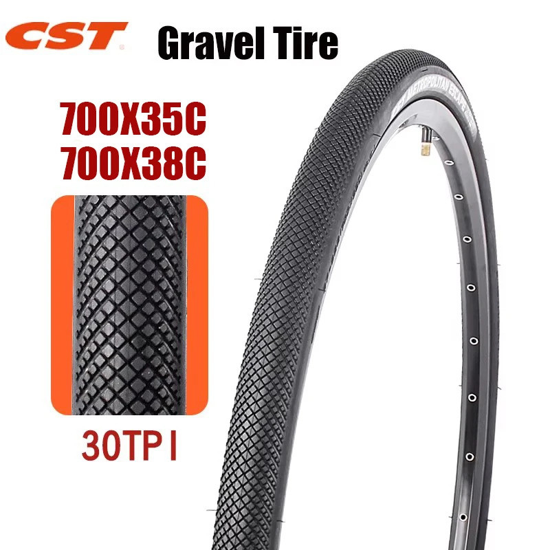 Lốp Xe Đạp CST 700X35C 700X38C Siêu Nhẹ Đường Sỏi Xe Đạp Lốp 700C bicicleta pneu Lốp Xe Đạp CRD-05