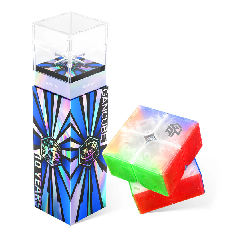 GAN251 M Leap UV Ten Years Grand Collector 's Edition 2x2 Xếp hình khối tốc độ từ tính