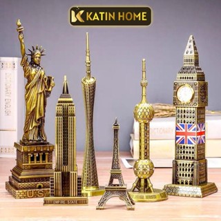  Mô hình kỳ quan thế giới CỠ LỚN KATIN trang trí phòng khách decor tủ rượu kệ tivi quà tặng tân gia đồ sưu tầm 