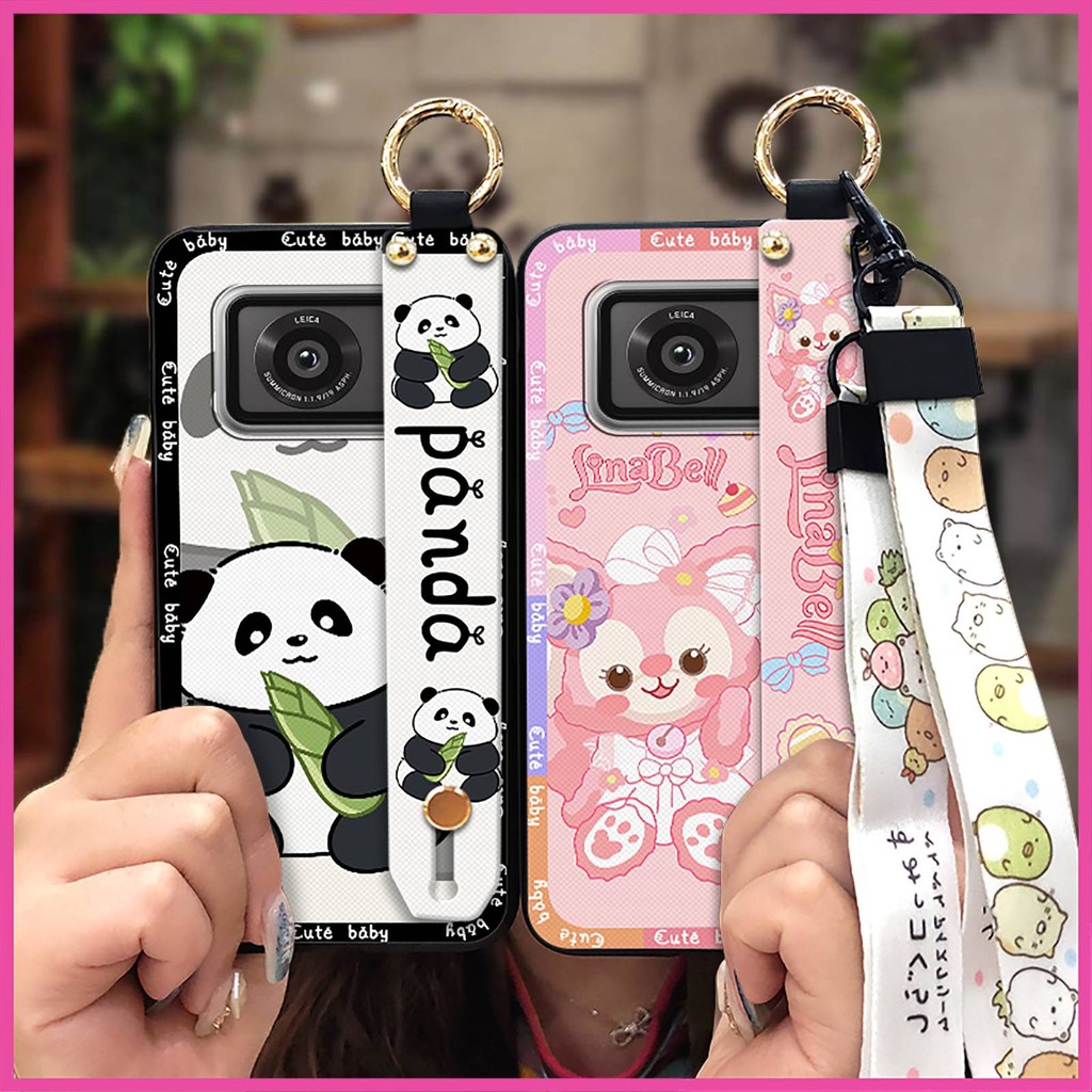 Ốp Điện Thoại Màu Trơn Ốp Lưng Điện Thoại Sharp Aquos R6 / SH-51B / P6 / R6G Anime Hình Học Cá Tính 