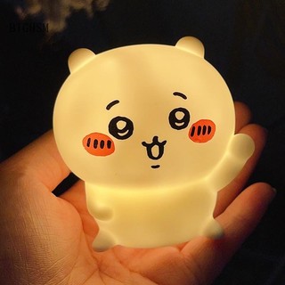 BIGHSM Anime Phòng Ngủ Bàn Trang Trí Hachiware Usagi Hoạt Hình Búp Bê Đèn Ngủ Dạ Quang Cô Gái Quà Tặng Bất Ngờ Martijn