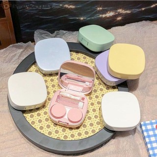 Thiết BỊ YÊU CẦU Hộp đựng kính áp tròng di động Hộp đựng mỹ phẩm màu kẹo Thích hợp cho du lịch