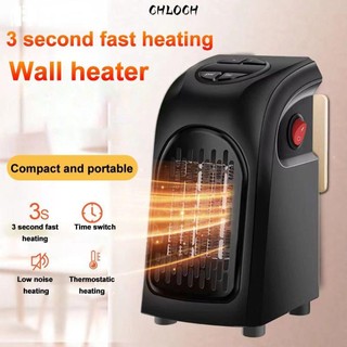 Máy sưởi điện CHLOCH Máy sưởi ấm 400W Máy sưởi điều khiển từ xa Máy sưởi không khí