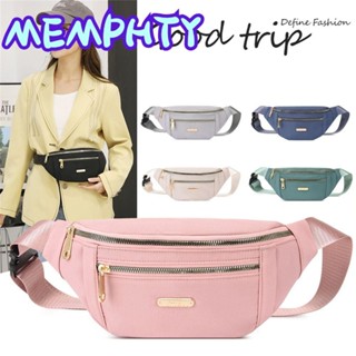 MEMPHTY Túi Đeo Chéo Vải Oxford Thời Trang Dành Cho Nữ