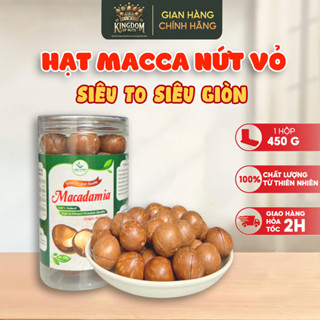 Quả  Mắc Ca Úc KingdomofNuts Giàu Dinh Dưỡng, Chất Lượng Cao, Hạt Khô Tự Nhiên Giòn Béo