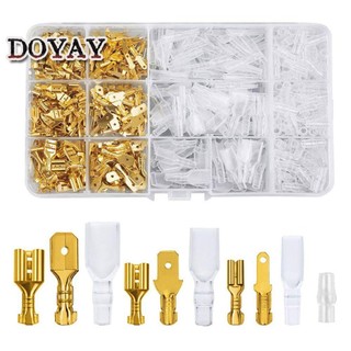 DOYAY 120 / 135 / 270 / 360 CÁI Đầu nối dây 2.8 / 4.8 / 6.3mm Vỏ cách nhiệt Nam Nữ Cắm lò xo