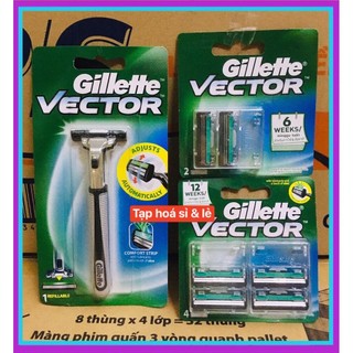Dao cạo râu 2 lưỡi Gillette Vector/ lưỡi dao vector
