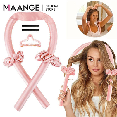 Máy uốn tóc nữ không dùng nhiệt MAANGE gia đình, không gây hại cho tóc 1460