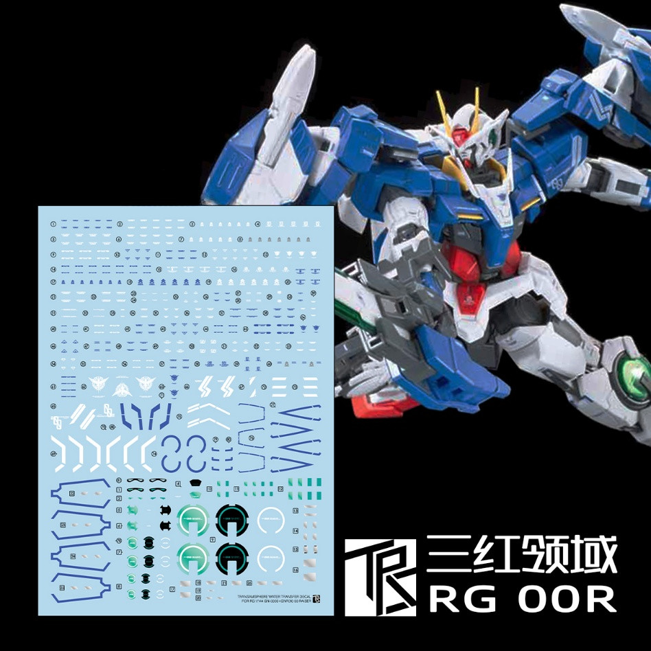 TRS RG 1 / 144 00 00 00R XN RAISER Đề can trượt nước không có bộ thủ công TRSRG023 TRSRG023XN