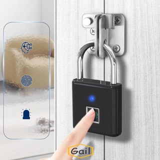 Khóa mật khẩu vân tay GAIL, Ổ khóa vân tay thông minh sạc USB di động, Ổ khóa vân tay chống nước chống trộm