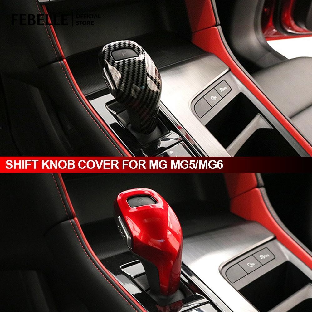 Xe Bánh Răng Dịch Chuyển Núm Đầu Trang Trí Nội Thất Bao Viền Cho MG 6 MG5 MG6 HS ZS Phụ Kiện