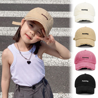 Hàn Quốc Bé Mũ Bóng Chày Retro Thêu Chữ Cái Bé Trai Bé Gái Mỏ Vịt Mũ Trẻ Em Xuân Thu Du Lịch Ngoài Trời Tấm Che Nắng