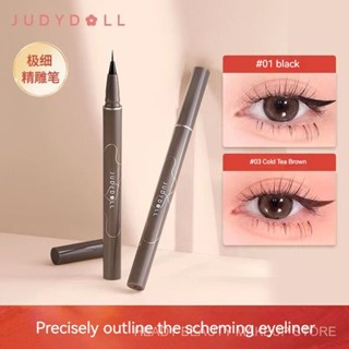  Bút kẻ mắt màu cam JUDYDOLL chống nước siêu mịn khắc lâu trôi không nhòe bút kẻ mắt lỏng màu nâu chính xác trang điểm mắt LPBP 