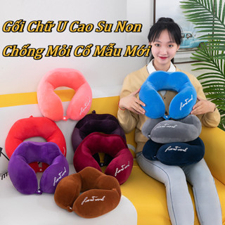  Gối chữ U kê cổ cao cấp chống mỏi cổ,Giúp giảm đau mỏi cổ,Gối kê cổ chữ U cao su,dân văn phòng 